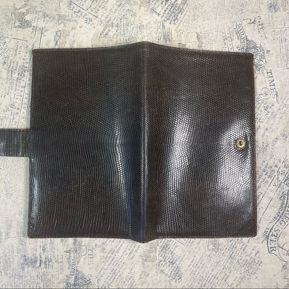 Mark Cross Paris Rare - Antique Lizard Leather Travel Wallet - Collectors item - Picture 8 of 15